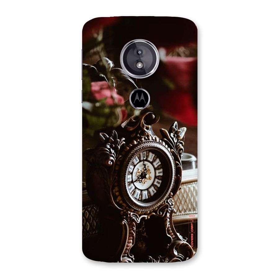 Ancient Clock Back Case for Moto E5