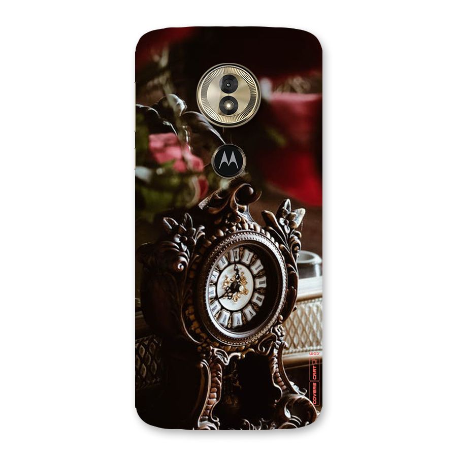Ancient Clock Back Case for Moto G6 Play
