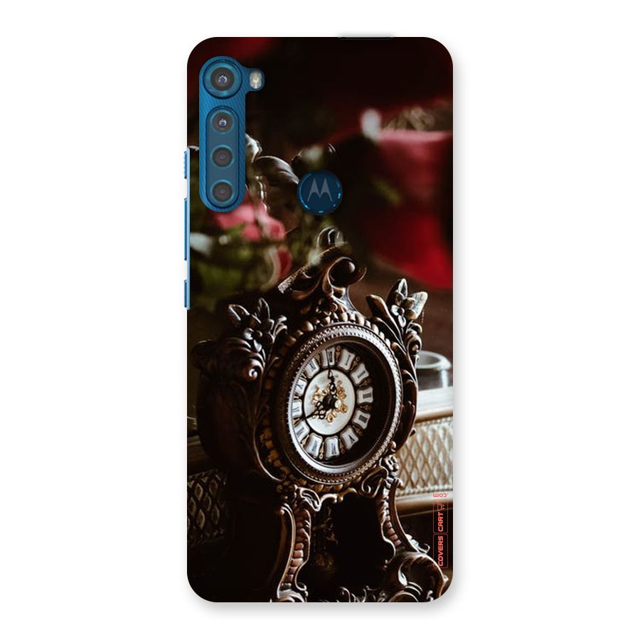 Ancient Clock Back Case for Motorola One Fusion Plus