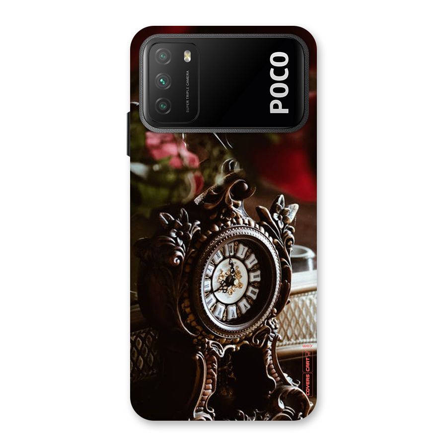 Ancient Clock Back Case for Poco M3