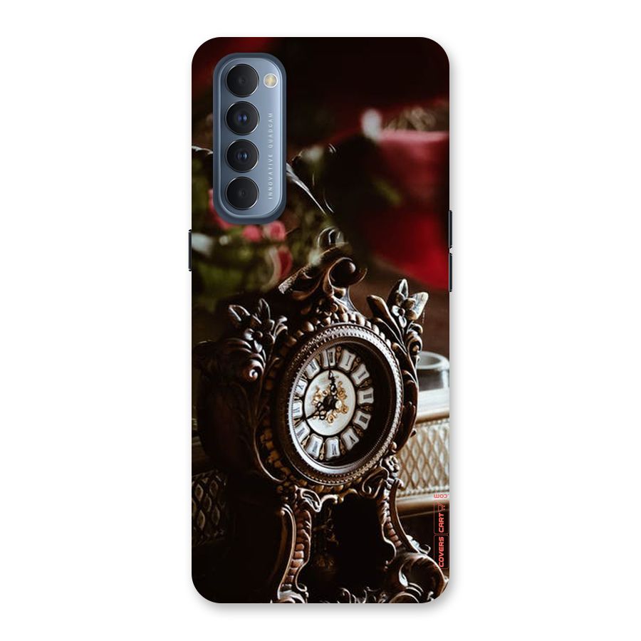 Ancient Clock Back Case for Reno4 Pro