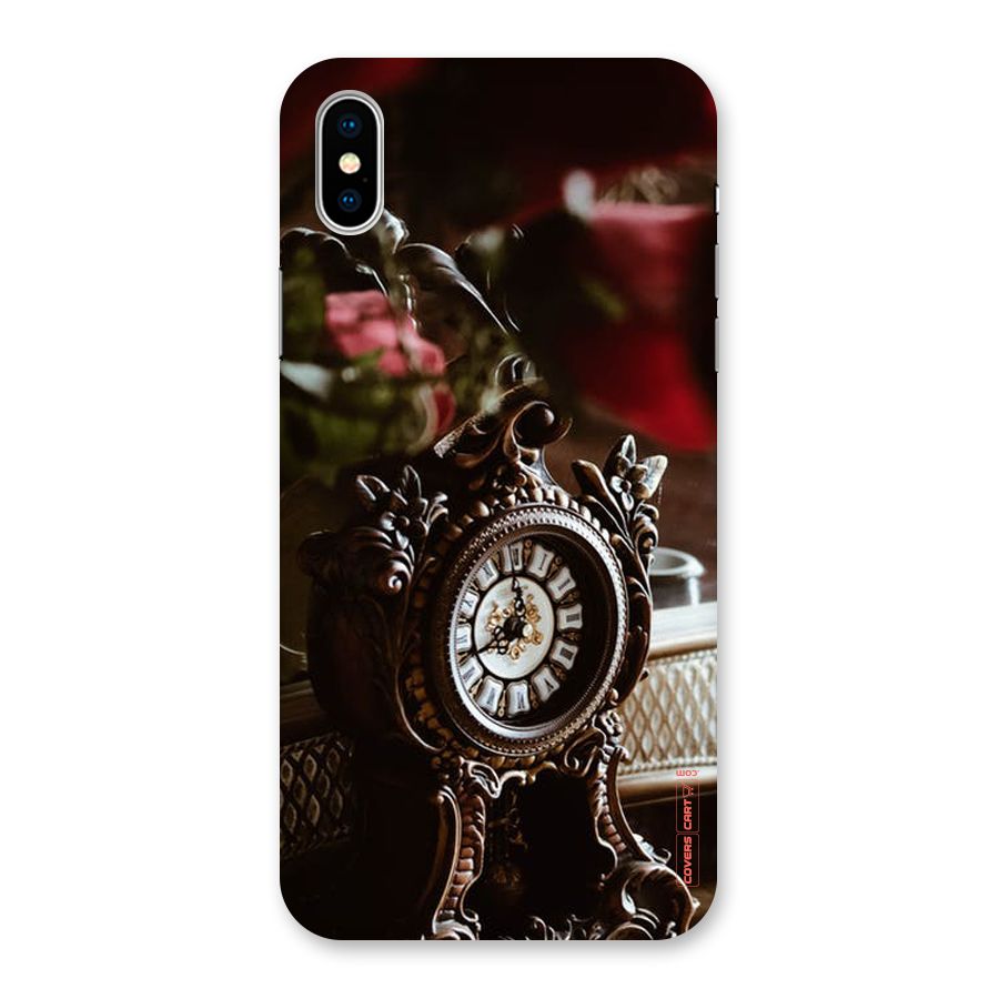 Ancient Clock Back Case for iPhone XS