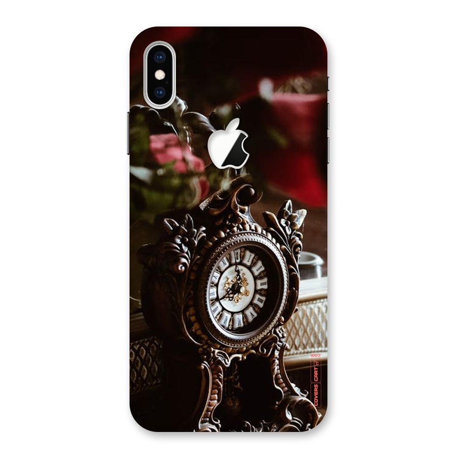 Ancient Clock Back Case for iPhone XS Max Apple Cut