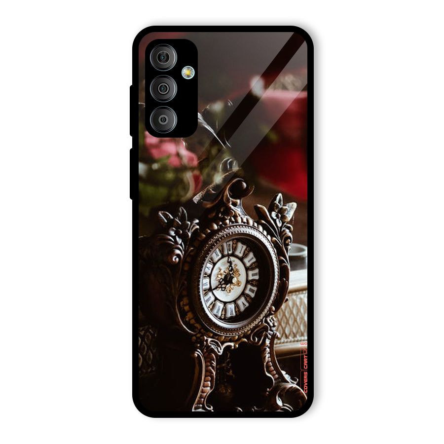 Ancient Clock Glass Back Case for Galaxy F23