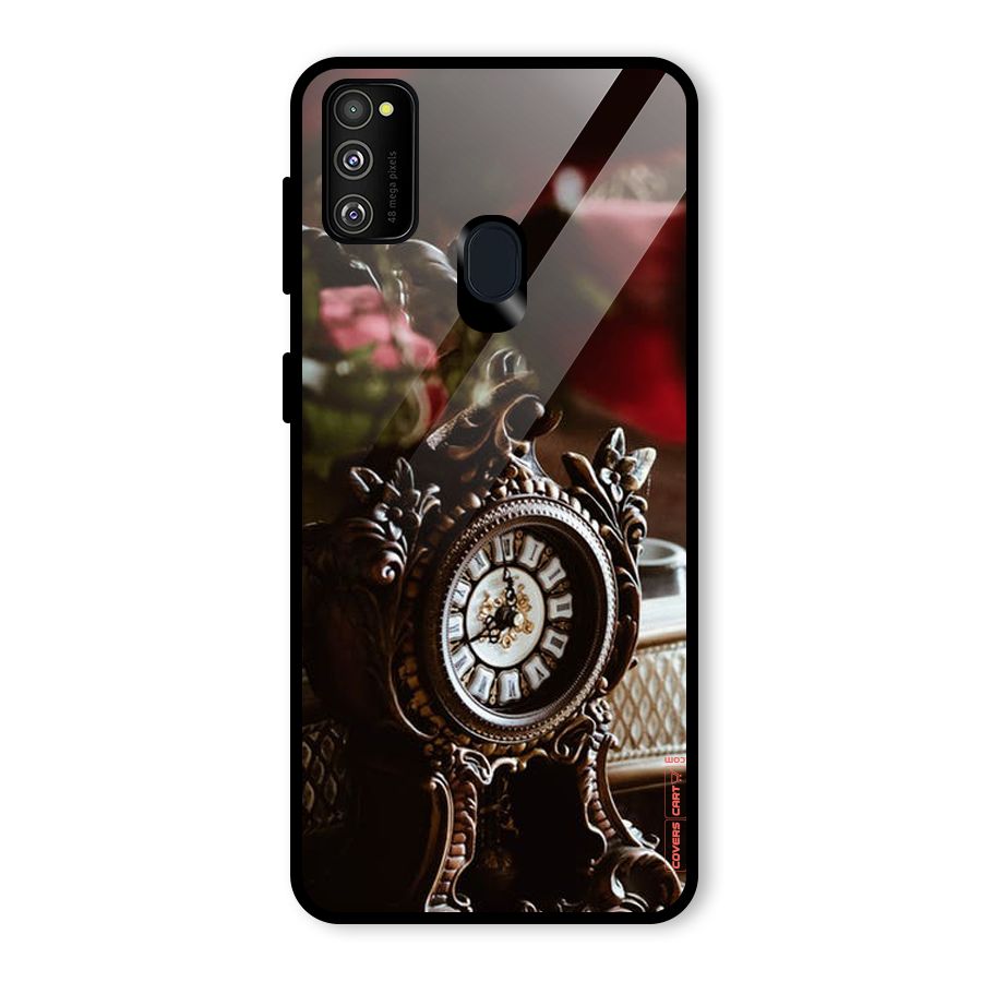 Ancient Clock Glass Back Case for Galaxy M30s