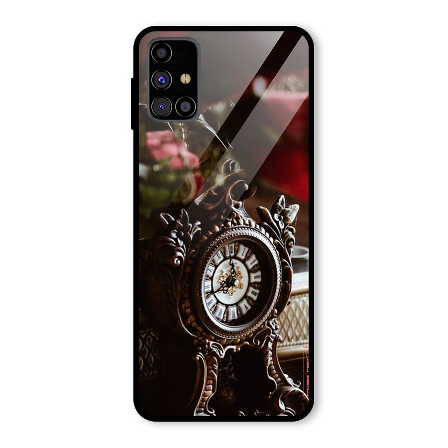 Ancient Clock Glass Back Case for Galaxy M31s