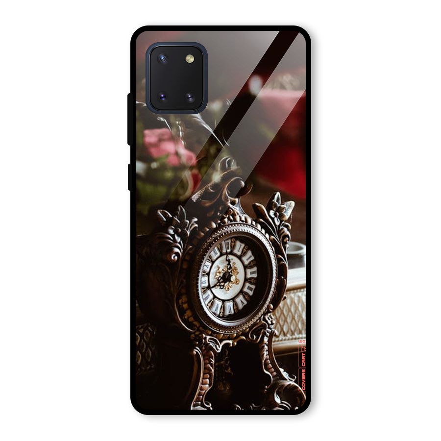 Ancient Clock Glass Back Case for Galaxy Note 10 Lite