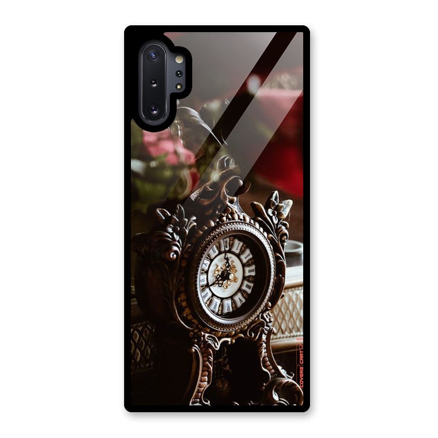 Ancient Clock Glass Back Case for Galaxy Note 10 Plus