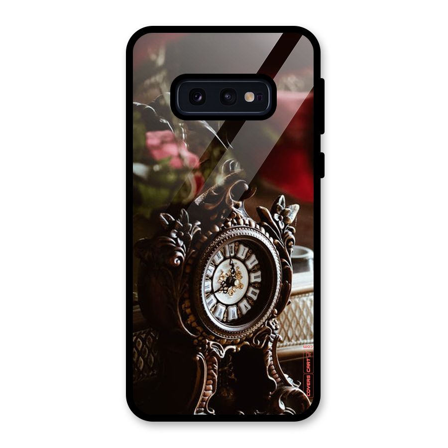 Ancient Clock Glass Back Case for Galaxy S10e