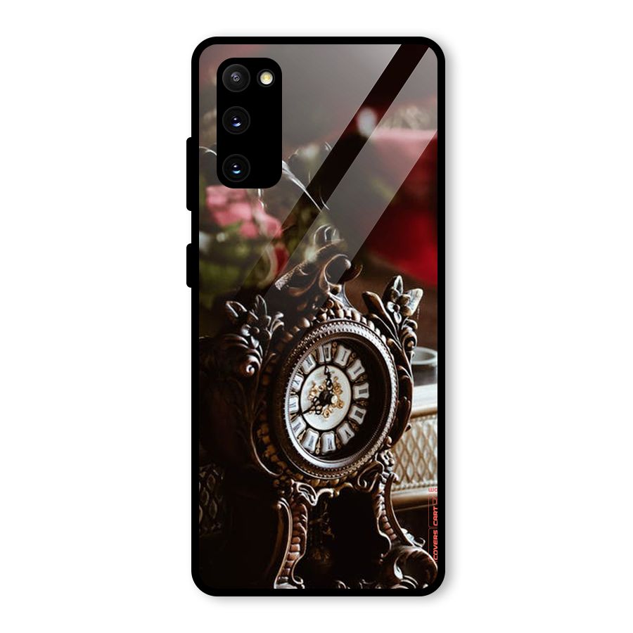 Ancient Clock Glass Back Case for Galaxy S20 FE 5G