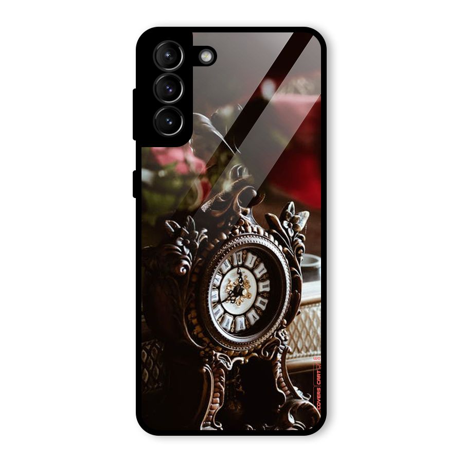 Ancient Clock Glass Back Case for Galaxy S21 Plus