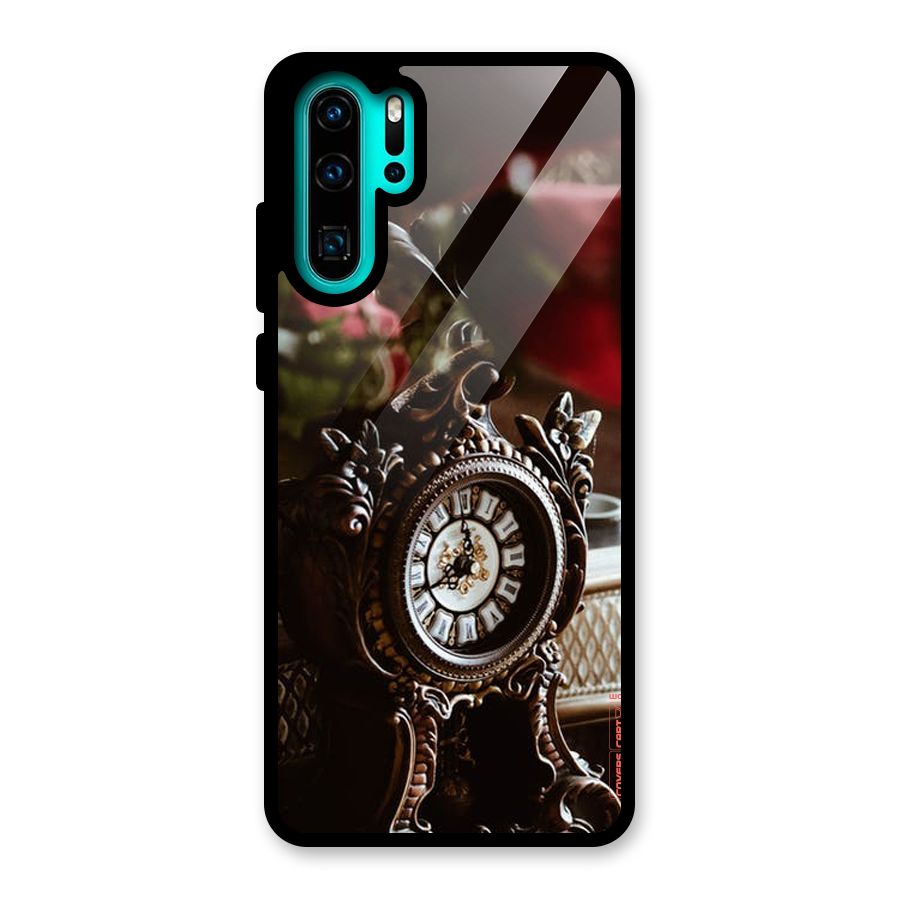 Ancient Clock Glass Back Case for Huawei P30 Pro