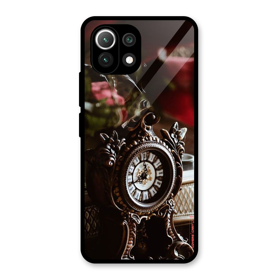 Ancient Clock Glass Back Case for Mi 11 Lite