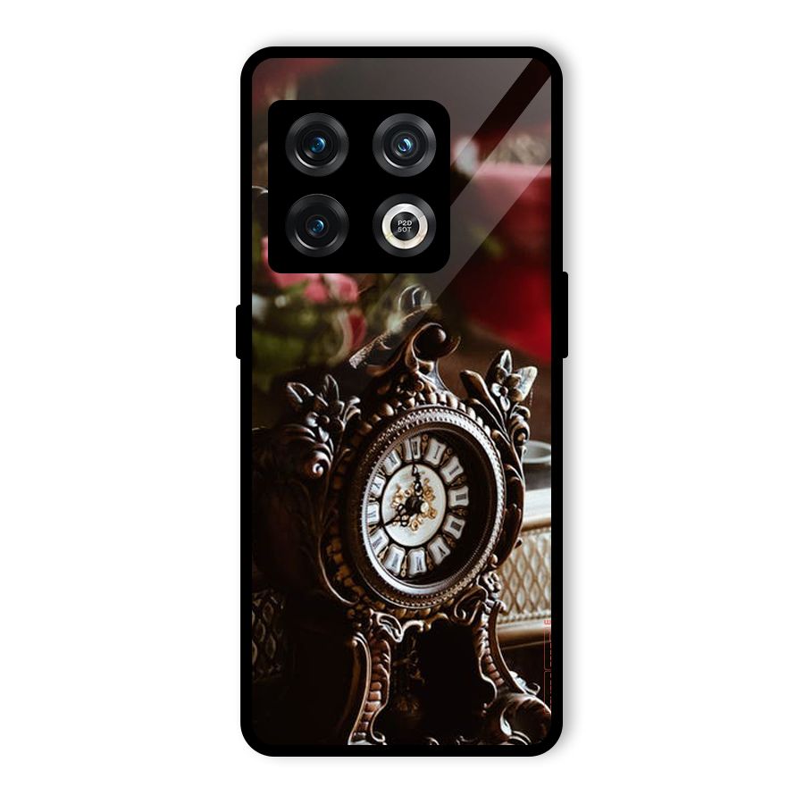 Ancient Clock Glass Back Case for OnePlus 10 Pro 5G