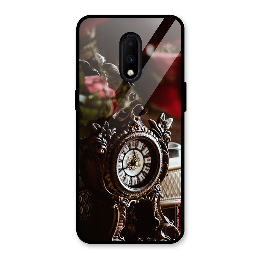 Ancient Clock Glass Back Case for OnePlus 7