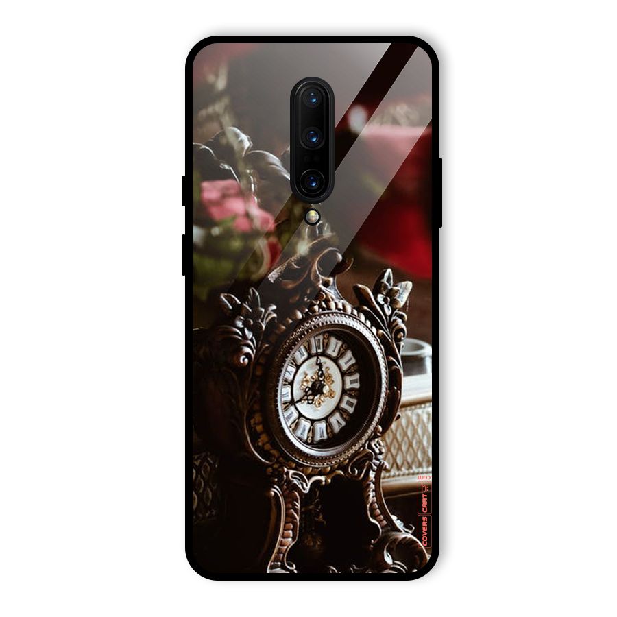 Ancient Clock Glass Back Case for OnePlus 7 Pro