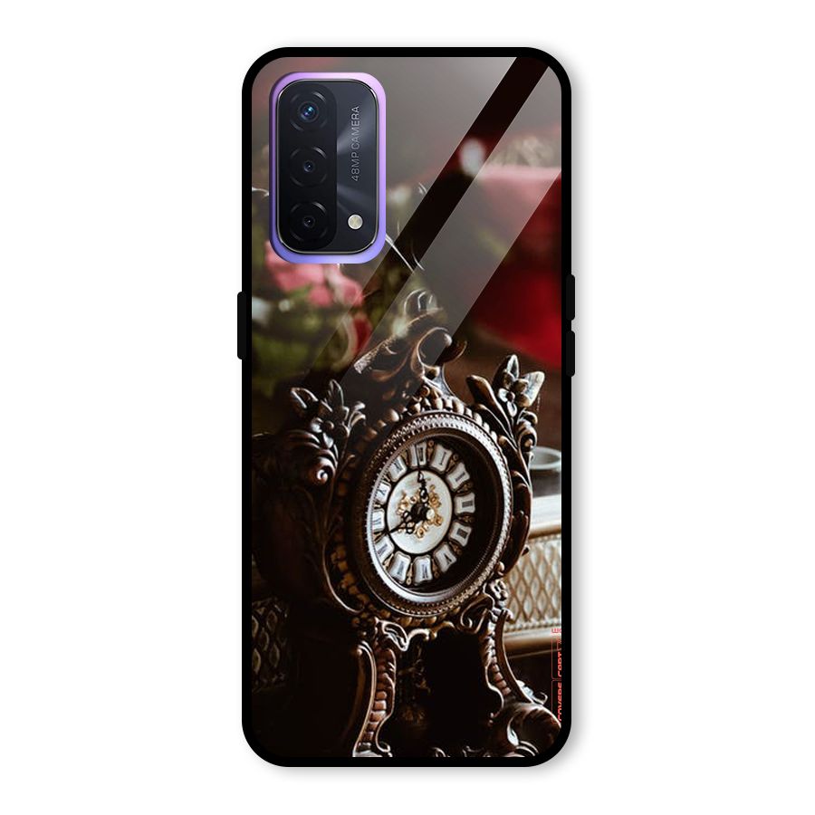 Ancient Clock Glass Back Case for Oppo A74 5G
