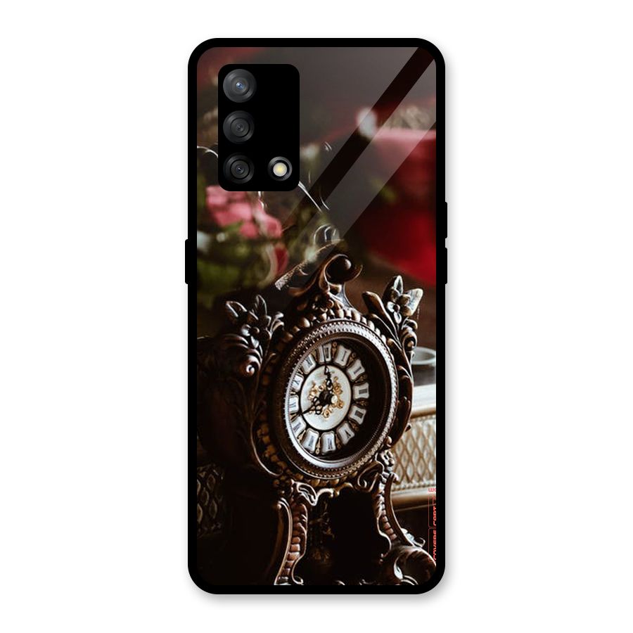 Ancient Clock Glass Back Case for Oppo F19