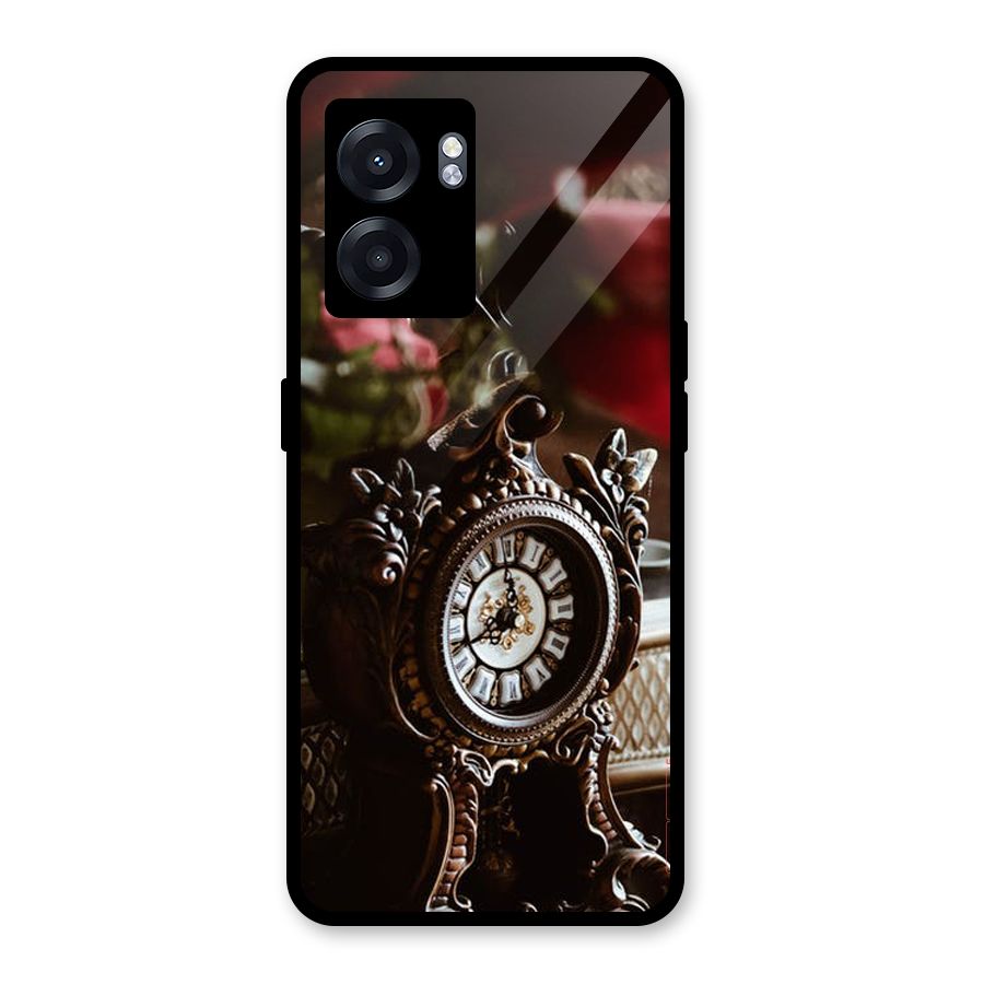 Ancient Clock Glass Back Case for Oppo K10 (5G)