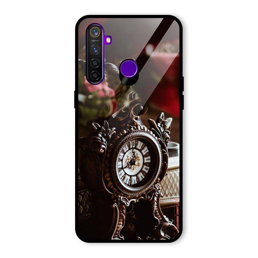 Ancient Clock Glass Back Case for Realme 5 Pro