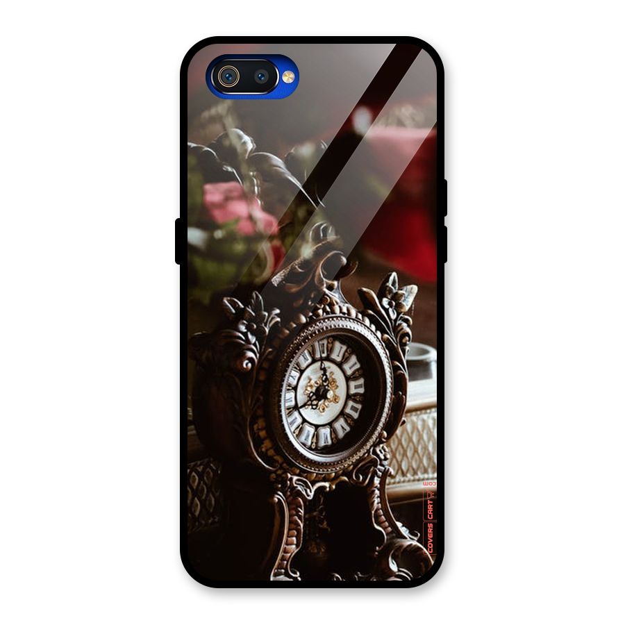 Ancient Clock Glass Back Case for Realme C2