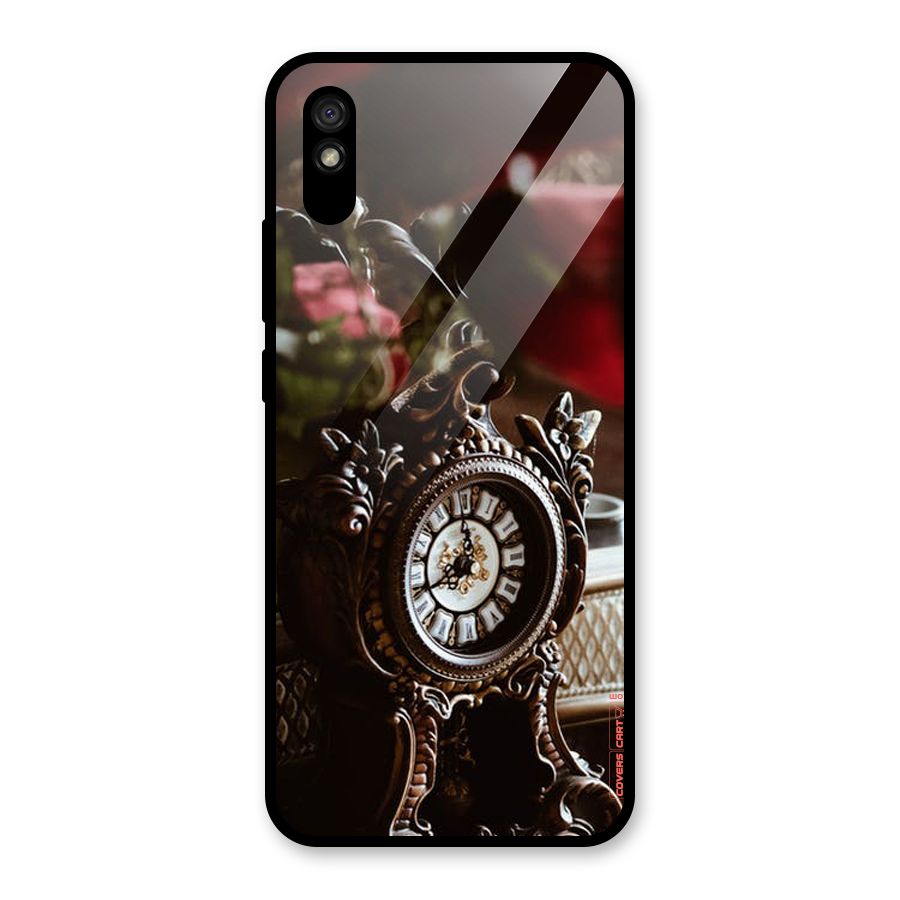 Ancient Clock Glass Back Case for Redmi 9i
