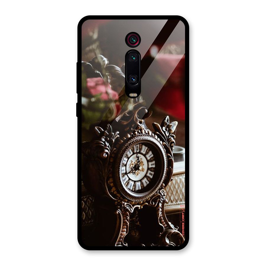 Ancient Clock Glass Back Case for Redmi K20 Pro