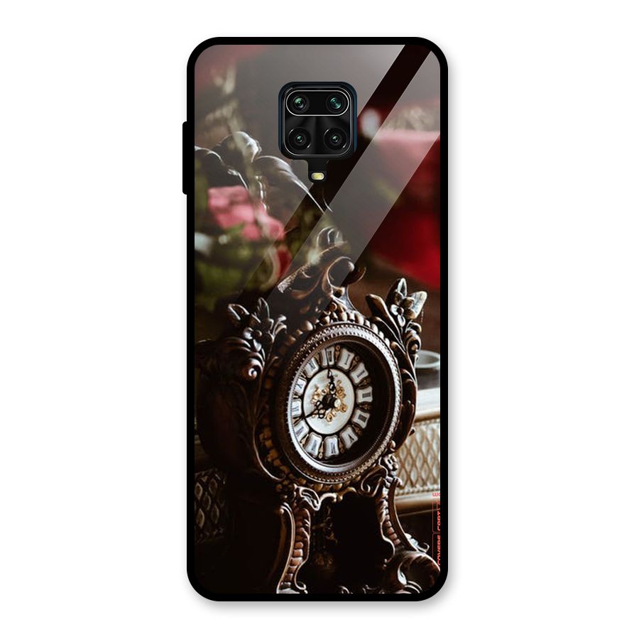 Ancient Clock Glass Back Case for Redmi Note 10 Lite