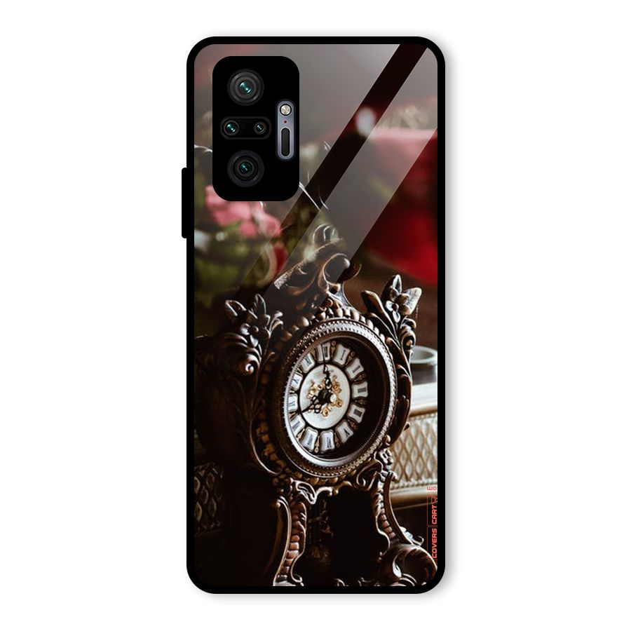 Ancient Clock Glass Back Case for Redmi Note 10 Pro Max