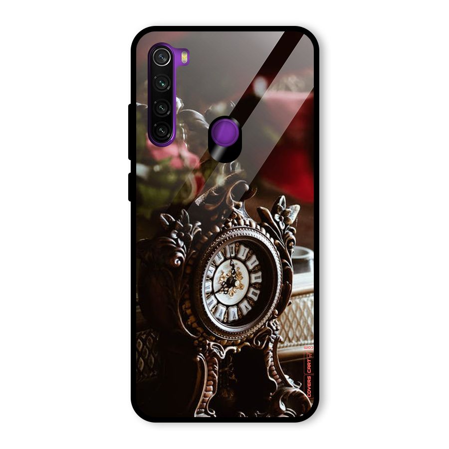 Ancient Clock Glass Back Case for Redmi Note 8