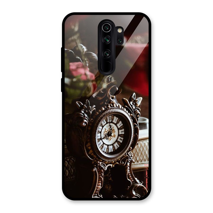 Ancient Clock Glass Back Case for Redmi Note 8 Pro