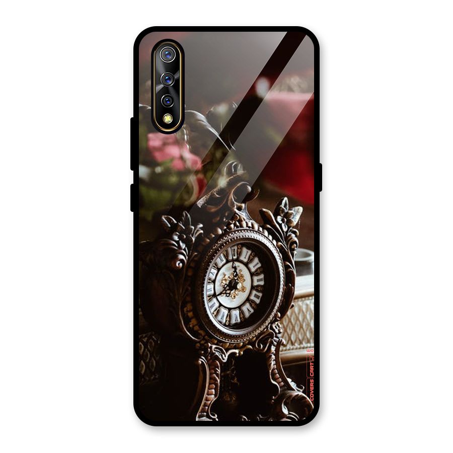 Ancient Clock Glass Back Case for Vivo S1