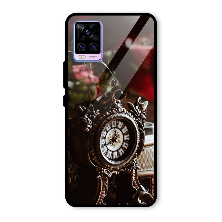 Ancient Clock Glass Back Case for Vivo V20 Pro