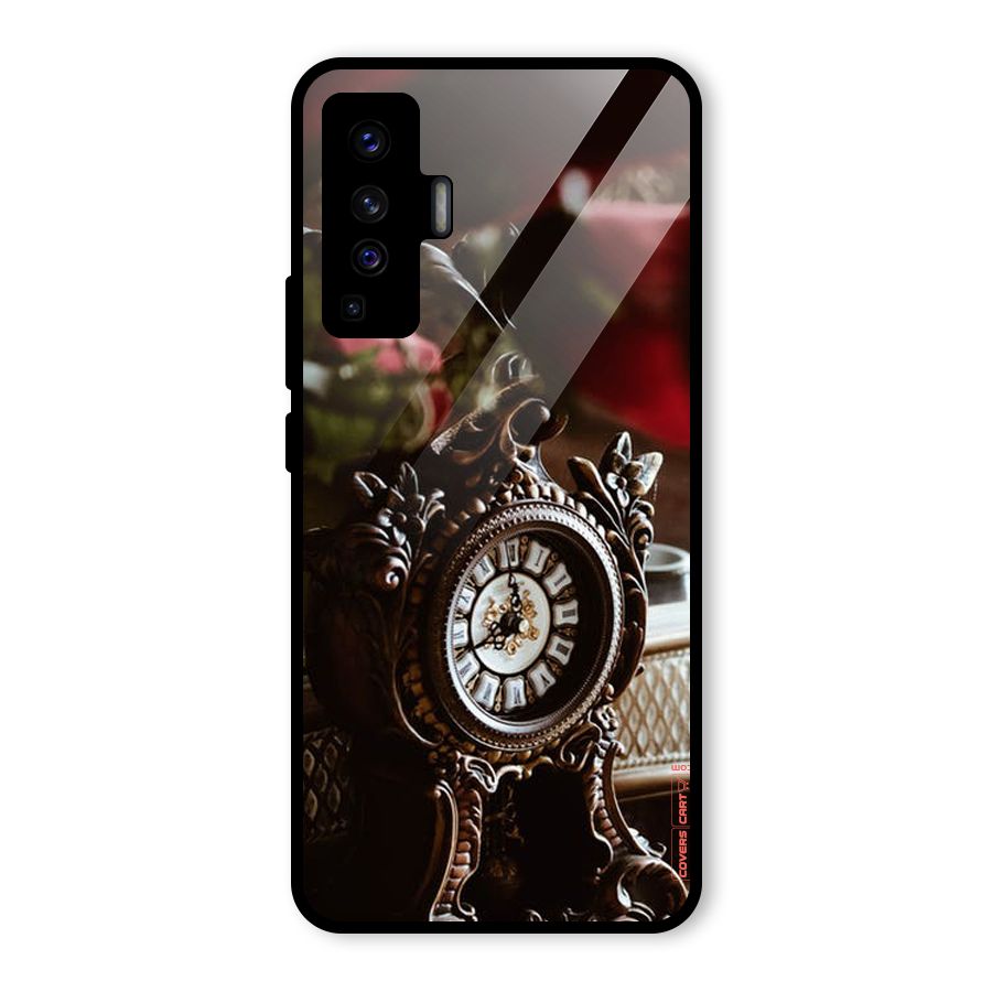 Ancient Clock Glass Back Case for Vivo X50