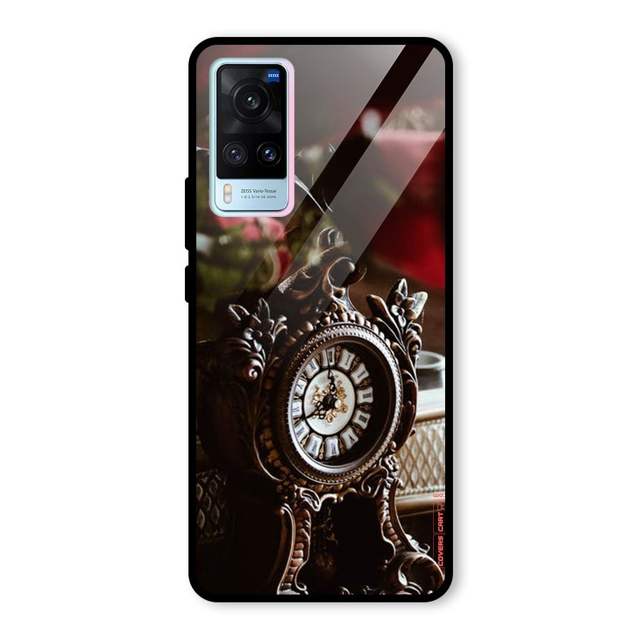 Ancient Clock Glass Back Case for Vivo X60