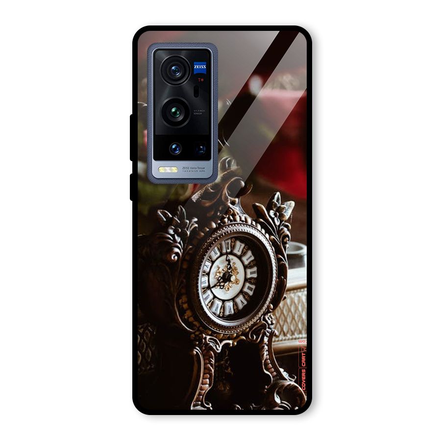 Ancient Clock Glass Back Case for Vivo X60 Pro Plus