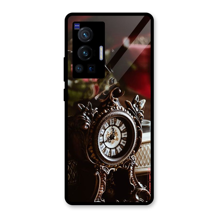 Ancient Clock Glass Back Case for Vivo X70 Pro