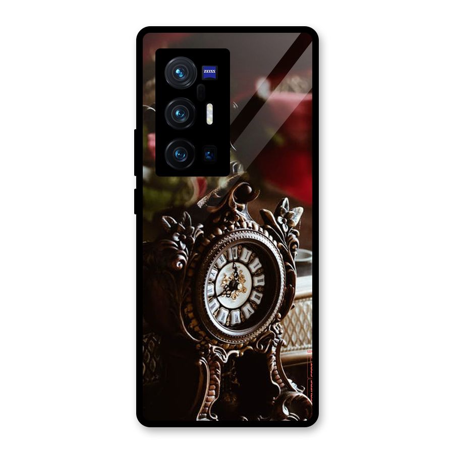 Ancient Clock Glass Back Case for Vivo X70 Pro Plus