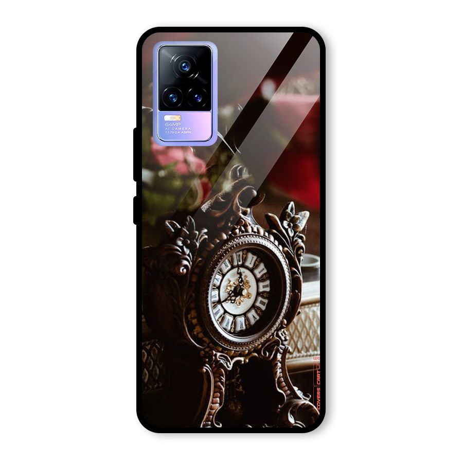 Ancient Clock Glass Back Case for Vivo Y73
