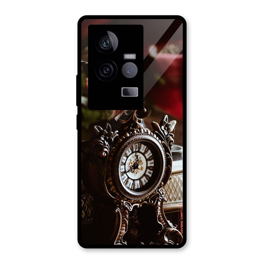 Ancient Clock Glass Back Case for Vivo iQOO 11 5G