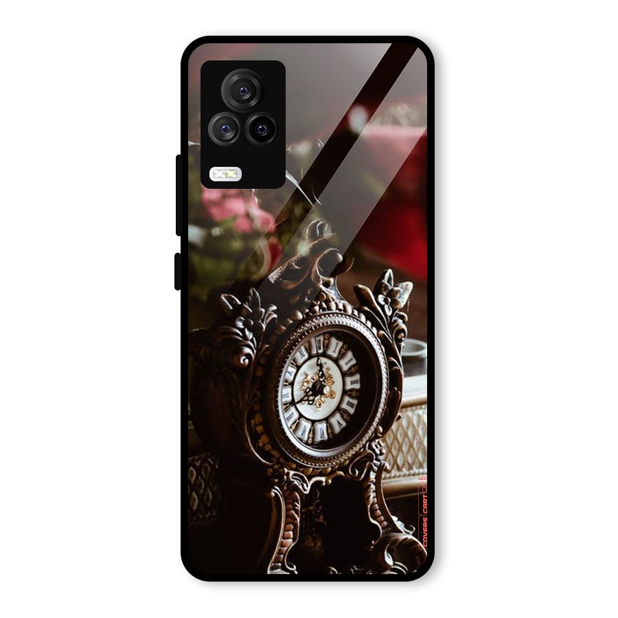 Ancient Clock Glass Back Case for Vivo iQOO 7 Legend 5G