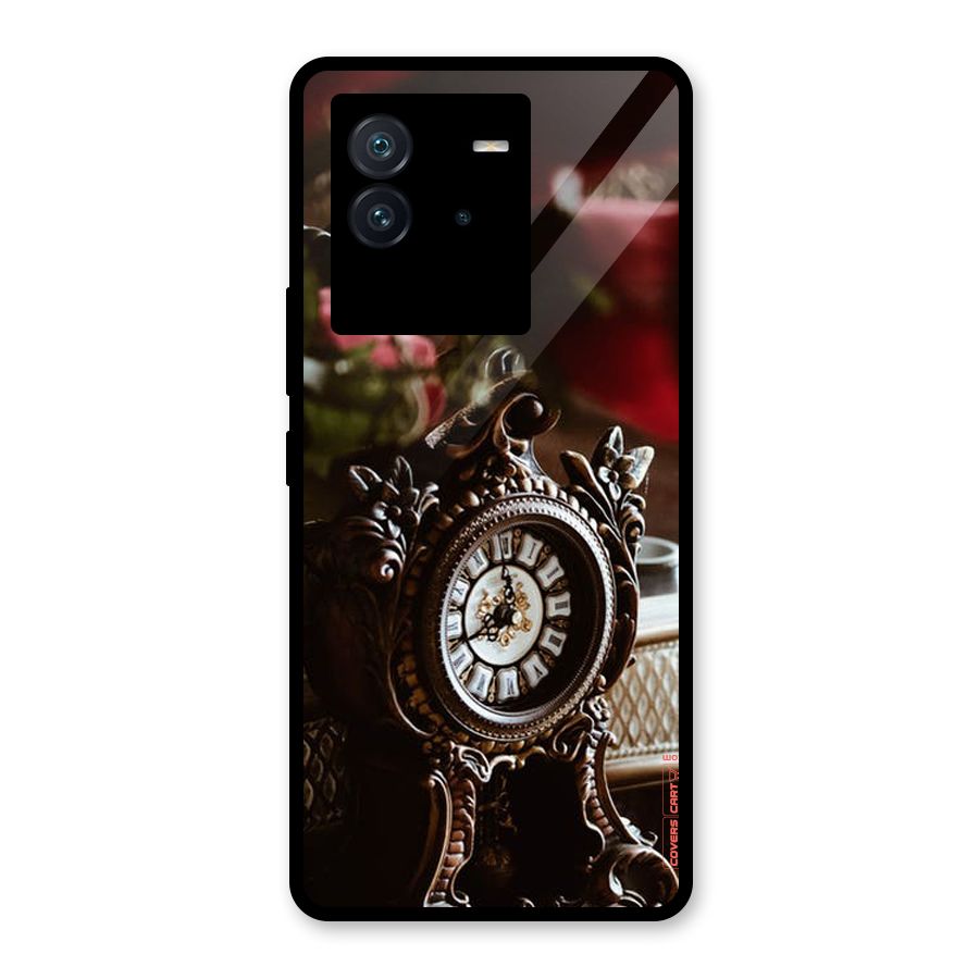 Ancient Clock Glass Back Case for Vivo iQOO Neo 6 5G