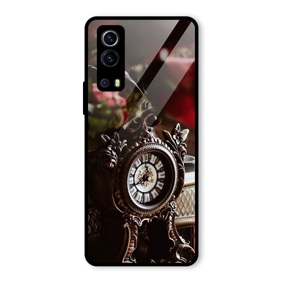 Ancient Clock Glass Back Case for Vivo iQOO Z3
