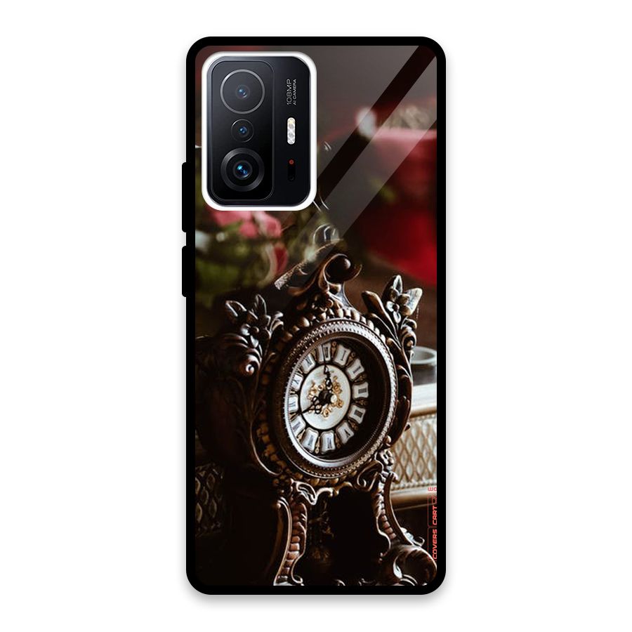 Ancient Clock Glass Back Case for Xiaomi 11T Pro