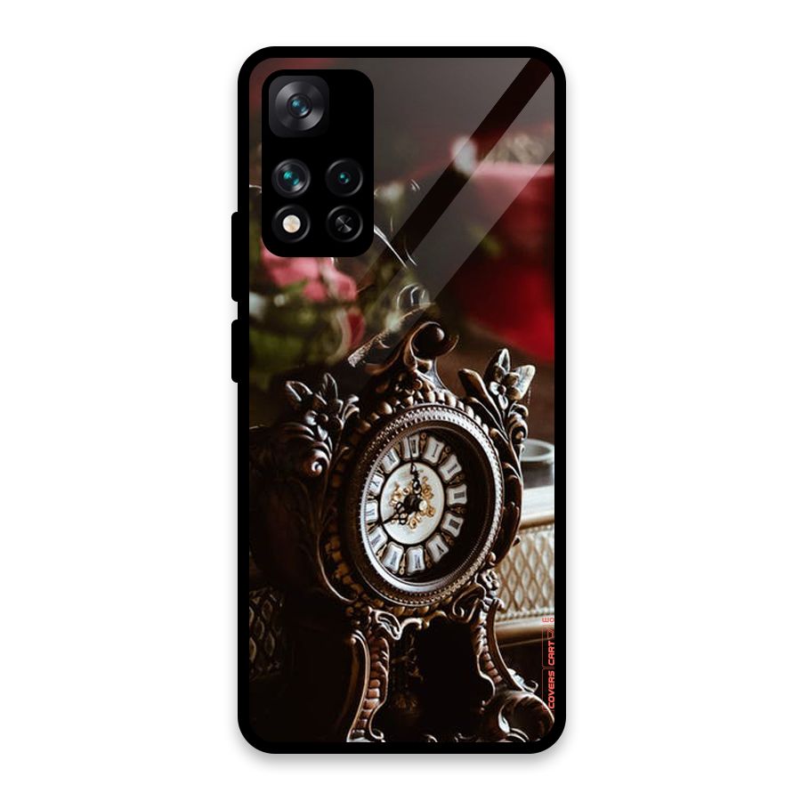 Ancient Clock Glass Back Case for Xiaomi 11i HyperCharge 5G