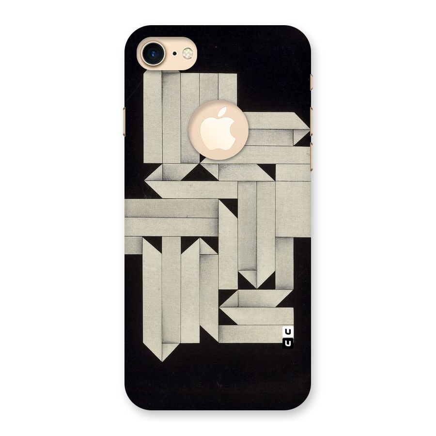 Ancient Rugged Back Case for iPhone 7 Logo Cut
