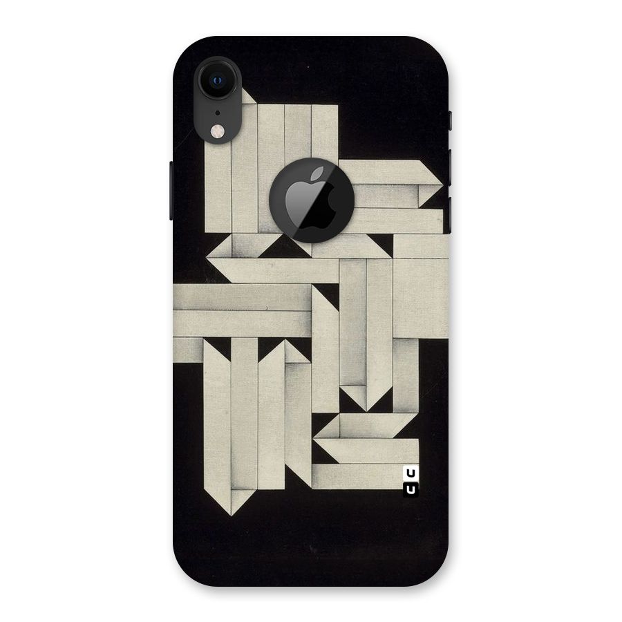 Ancient Rugged Back Case for iPhone XR Logo Cut