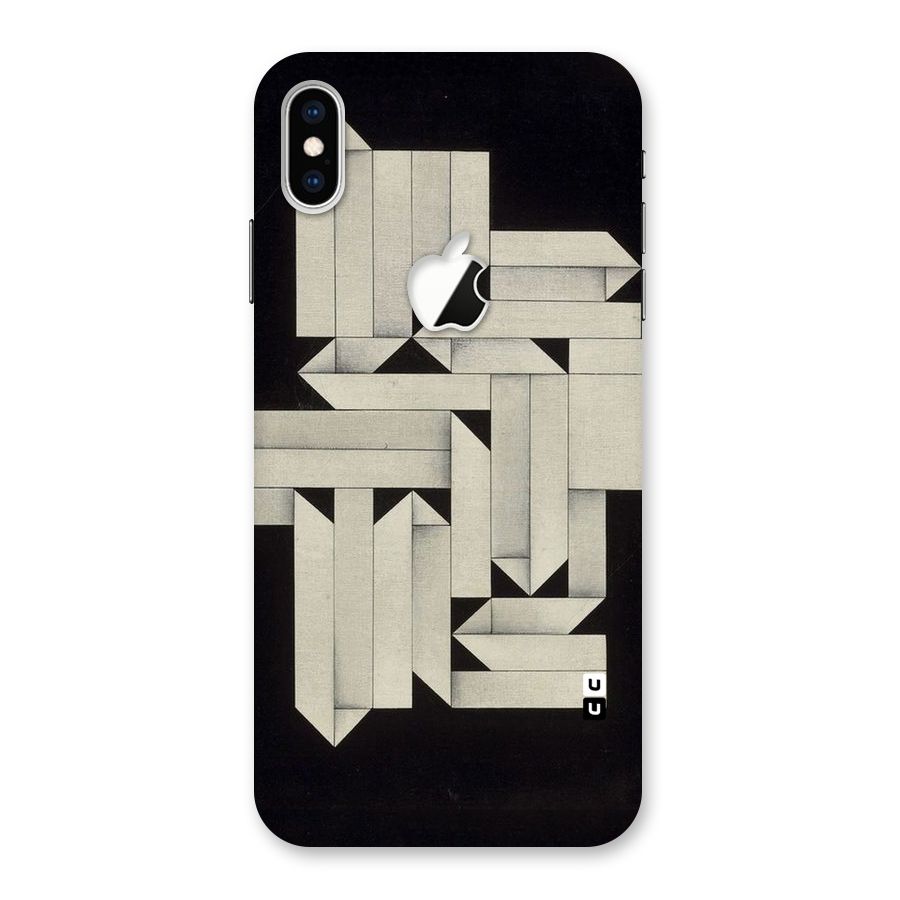 Ancient Rugged Back Case for iPhone XS Max Apple Cut
