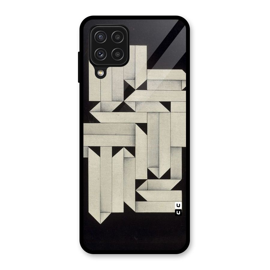 Ancient Rugged Glass Back Case for Galaxy A22 4G