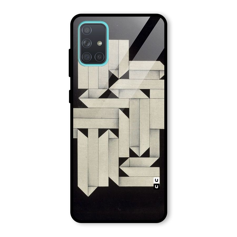 Ancient Rugged Glass Back Case for Galaxy A71